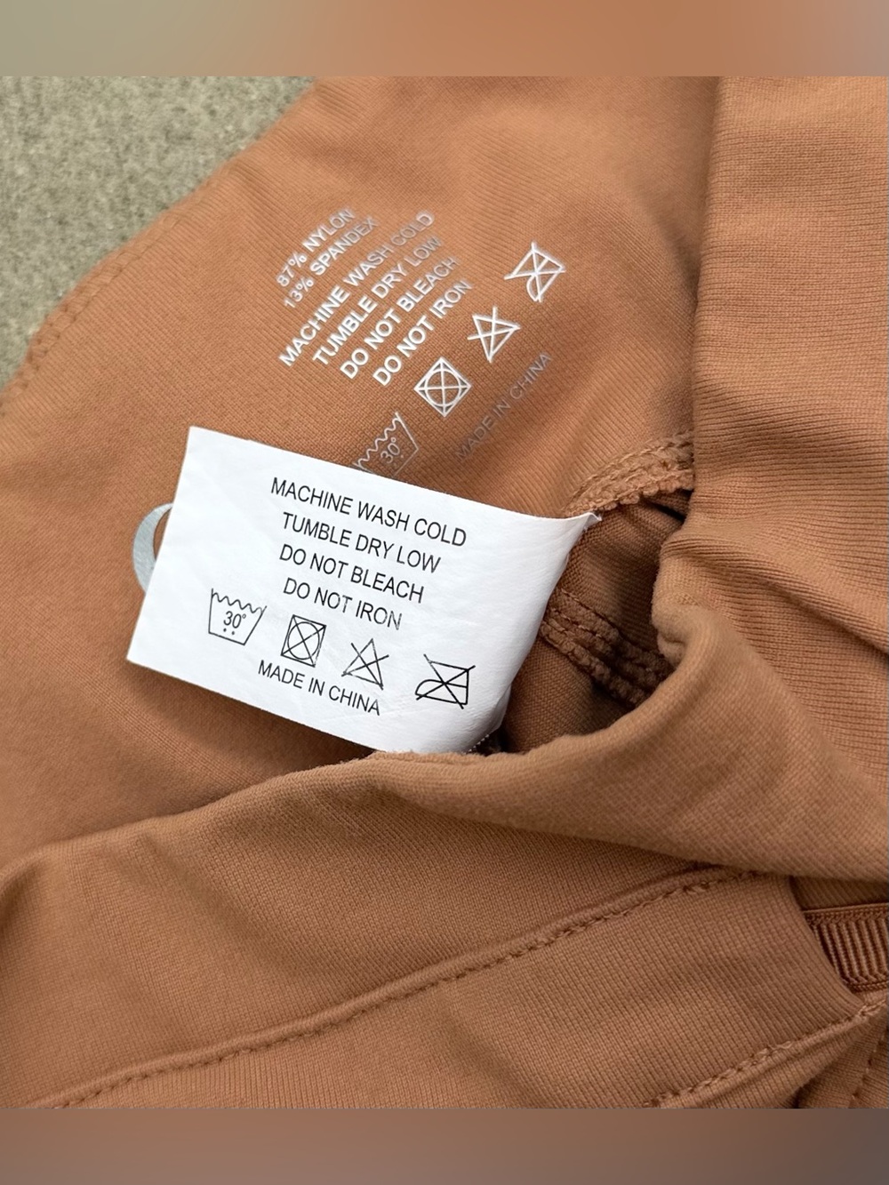 ZYIA Active Ascend Peach Pocket Joggers High Waist Soft Stretch Knit Cabincore S - Picture 6 of 14